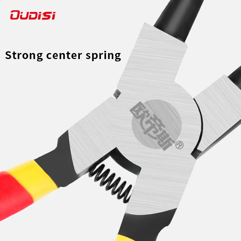4PCS Retaining Clip Internal External Spring Bent Straight Snap Ring Disassembly Practical Circlip Pliers Set Home Crimp Tool