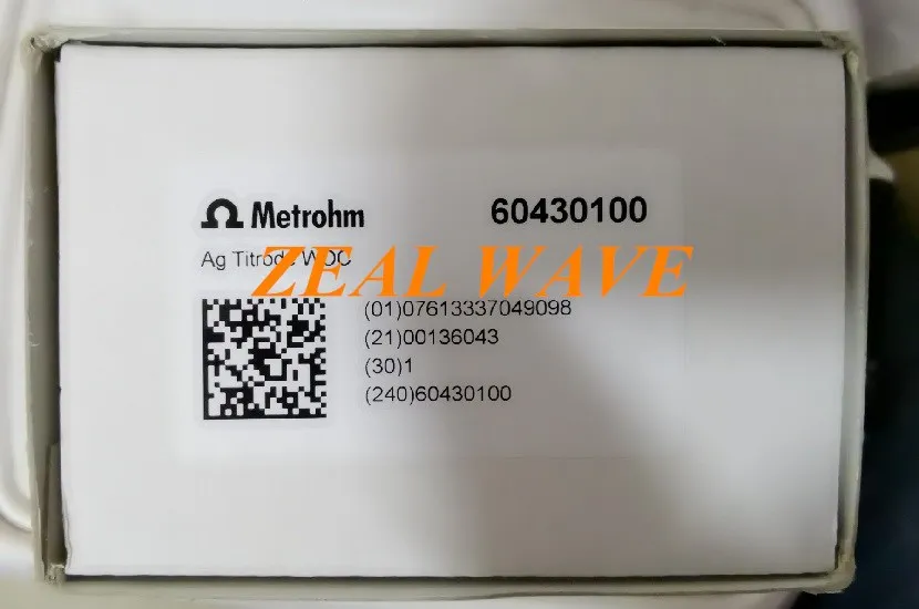 

Metrohm 6.0430.100 Composite Silver Electrode Ag Titrode WOC Catalog No. 60430100