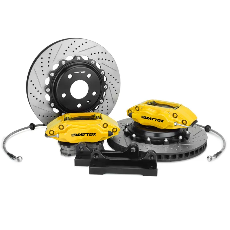 Mattox Big Brake Kit 4-Piston Front Caliper with 2-Piece Rotor 330x28mm ForFORD Fiesta 2008  16inch Wheel