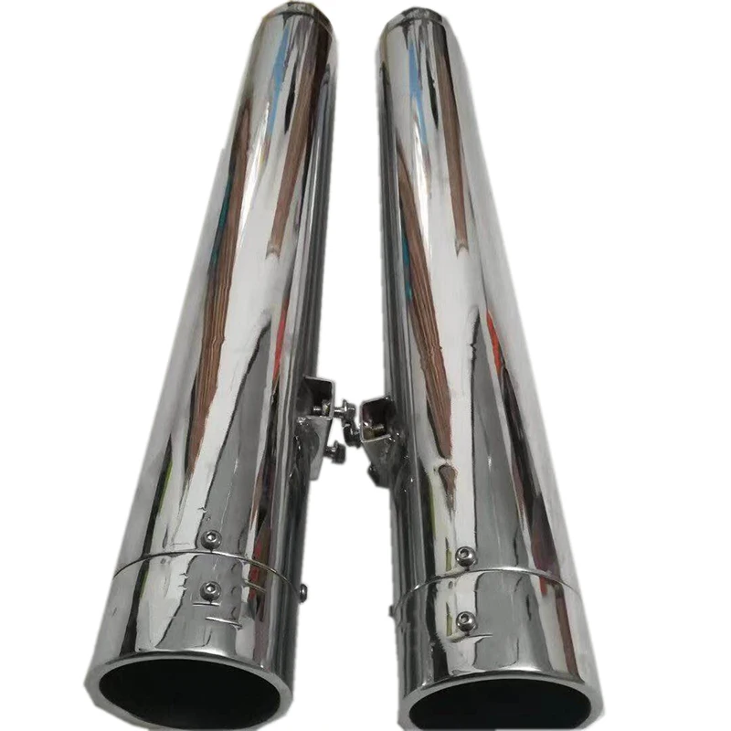 

Motorcycle Chrome Slip On Mufflers Exhaust For Indian Dark Horse Chief Classic Roadmaster Leader 2016-2020