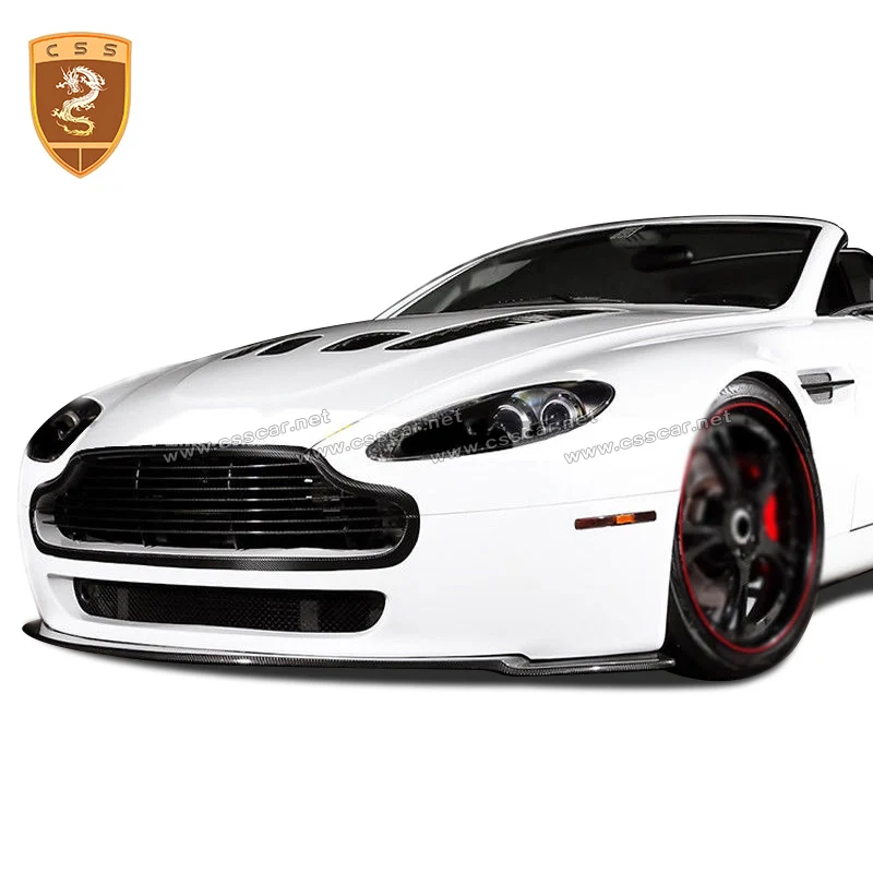 

Real carbon Fiber front lip bumper spoiler For Aston Martin Vantage V8 Auto Modified Accessories