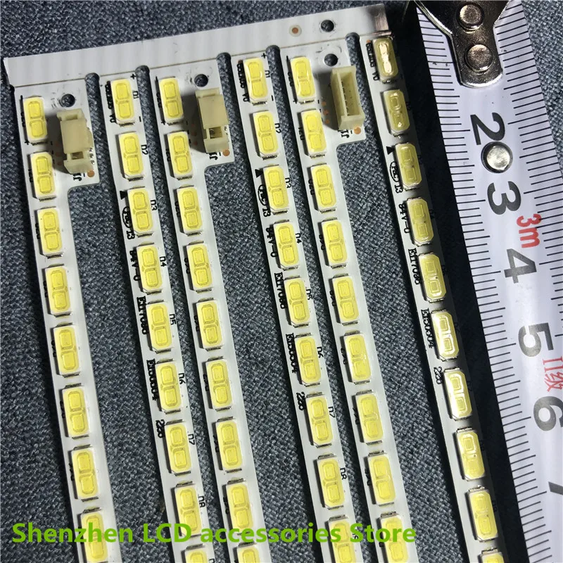 2 أجزاء/وحدة ل 55PFL5820/T3 تلفاز LCD شريط إضاءة خلفي 74.55T02.001-3-Dx1 55TA04/05 1 قطعة = 72LED 606 مللي متر 100% جديد