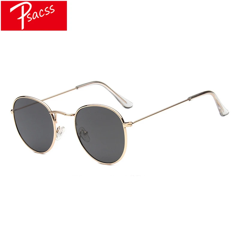 

PSACSS 2020 Round Sunglasses Women/Men Vintage Small Frame Sun Glasses Brand Designer Fashion Eyewear Oculos De Sol Gafas UV400