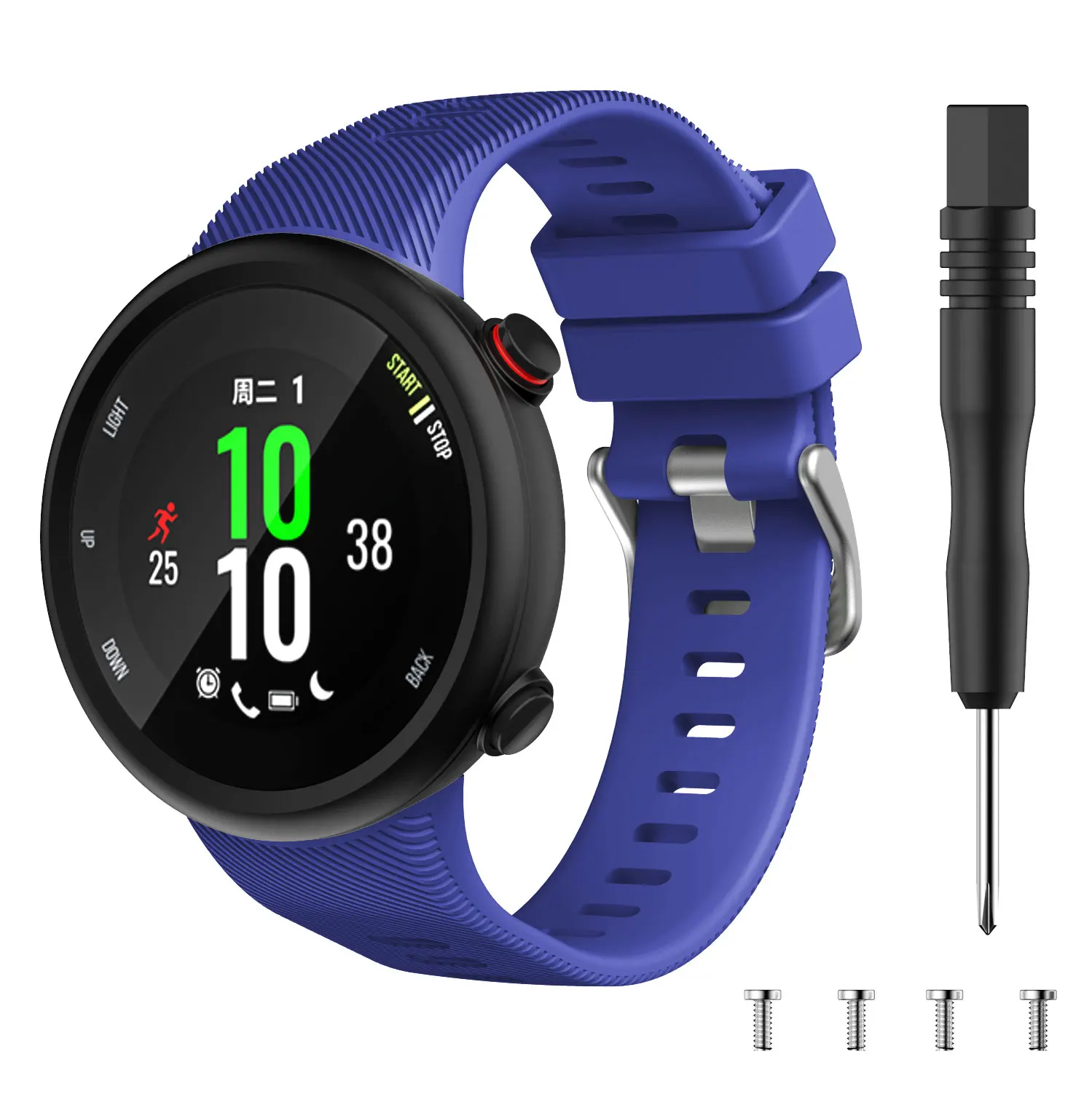 عالية الجودة سيليكون حزام ل Garmin السباحة 2 سوار ساعة ذكية الرياضة معصمه ل Garmin Forerunner 45 45s سوار إكسسوارات