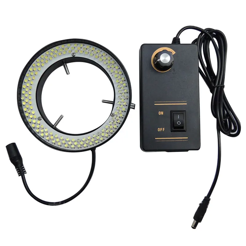 

81mm Inner Diameter 156pcs LED Light Microscope Ring Lamp for Stereo Biological Zoom Microscope Brightness Adjustable