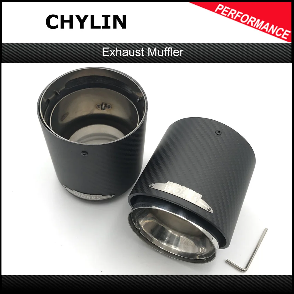 

1 Pcs Top Quality Carbon Exhaust Muffler Tips For MINI Cooper S R55 R56 R57 R58 R59 R60 R61 F54 F56 F57 F60 JCW Muffler Pipes