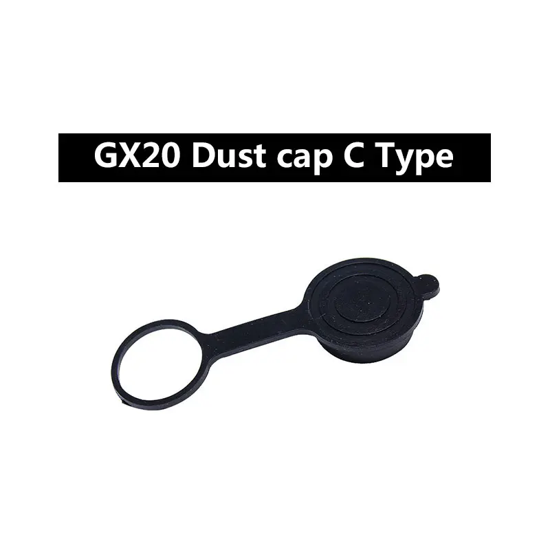 1pcs GX12 GX16 GX20 Aviation Connector Plug Cover Waterproof cover Dust Metal/Rubber Cap Circular Connector Protective Sleeve