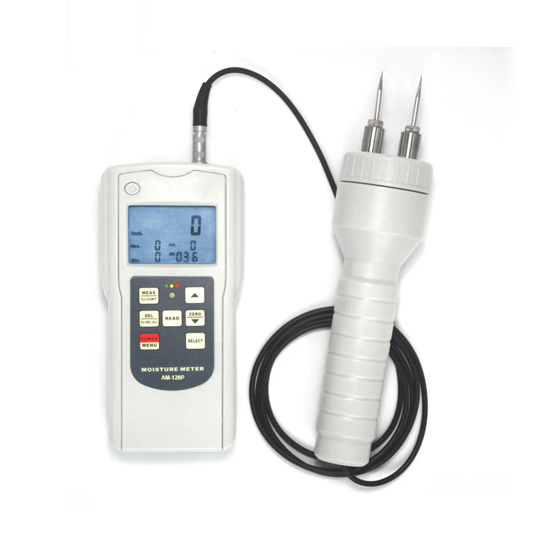 Hight Accuracy Portable AM-128P Multifunctional Moisture Meter Tester Measurement Range 0-80%