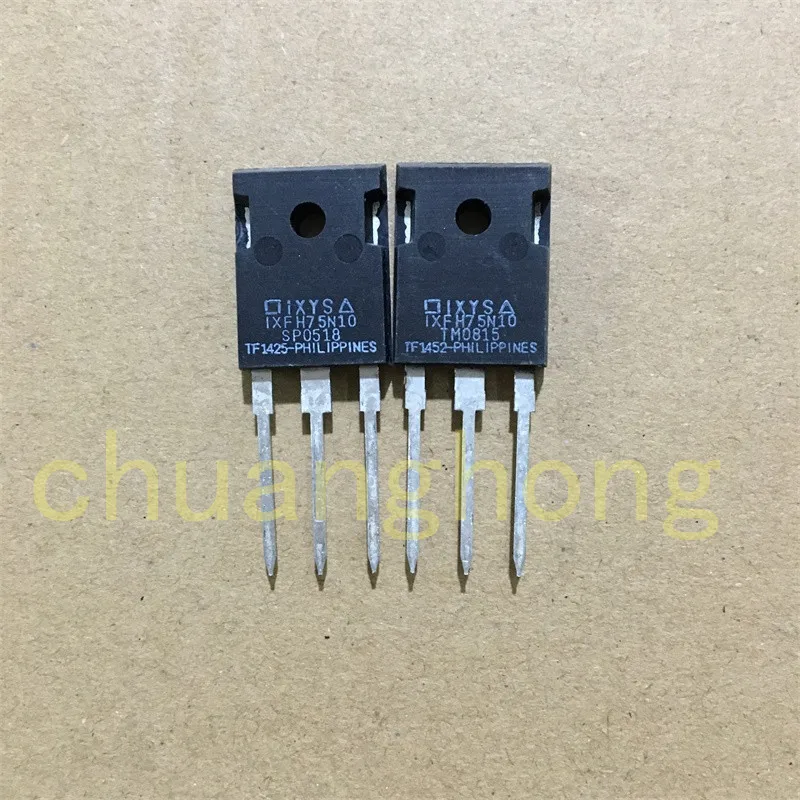 1 Teile/los Original Neue Power Triode IXFH75N10 75A 100V Bereich Wirkung Transistor MOS Triode ZU-247