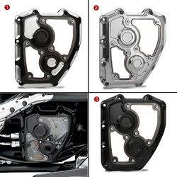 CNC cut see through clarity Cam Cover For Harley Twin Cam Street Glide FLHX FLHR FLTR 06-16 softail Fat Boy FLSTF 01-17 Dyna