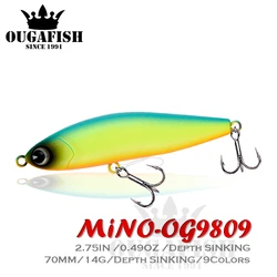 Pencil Fishing Lure 14g 70mm Sinking Winter Accesorios De Pesca Leurre Brochet Fish Wobblers Isca Artificial Angeln Equipment