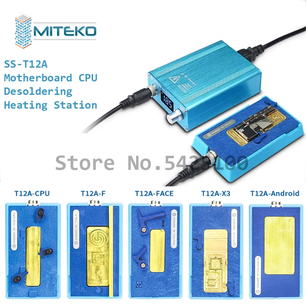 Newest SS-T12A X3 for X XS XSMAX Mainboard Layered Face ID Heating Disassembly Platform CPU Middle level Main board