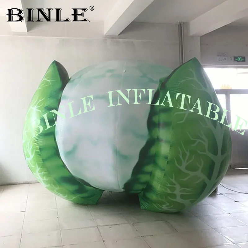 Customized artificial inflatable vegetable balloon inflatable cabbage cauliflower model inflatable broccoli for advertising