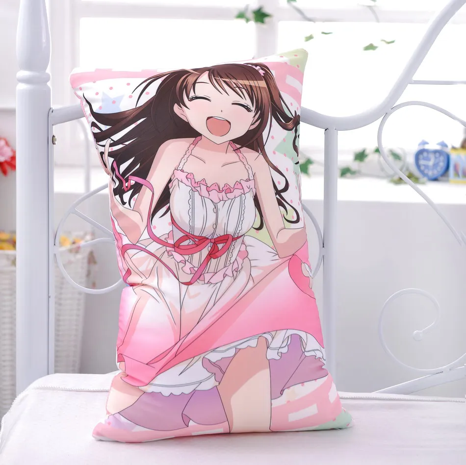 Anime Idolmaster Shimamura Uzu Dakimakura Hug Body Back Bedding Pillow 35x55/45x70cm Cosplay Cover Otaku Cartoon Cushion Case