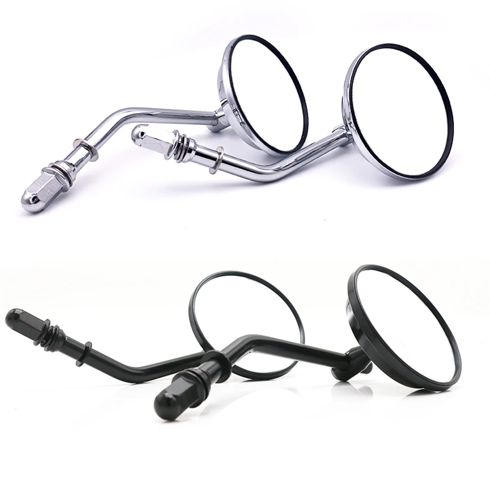 

Motorcycle Rearview Mirrors 8mm Aluminum Mirror for Honda Yamaha Benelli Ducati Sportster Chopper Bobber Cruiser Scooter Triumph