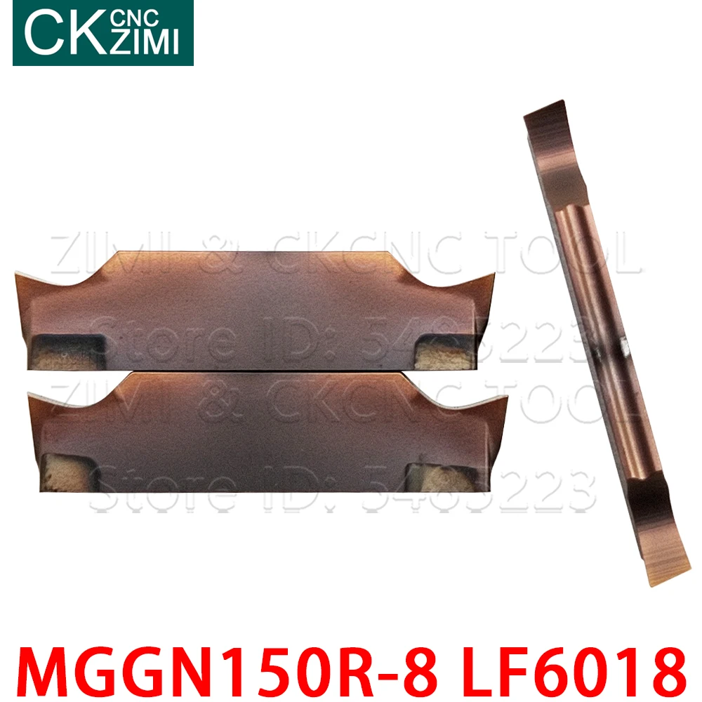 MGGN150R-8 LF6018 MGGN300R-8 LF6018 Carbide Sisipan Cutting dan Grooving Menyisipkan Alat Bubut CNC Alat MGGN untuk Stainless Steel