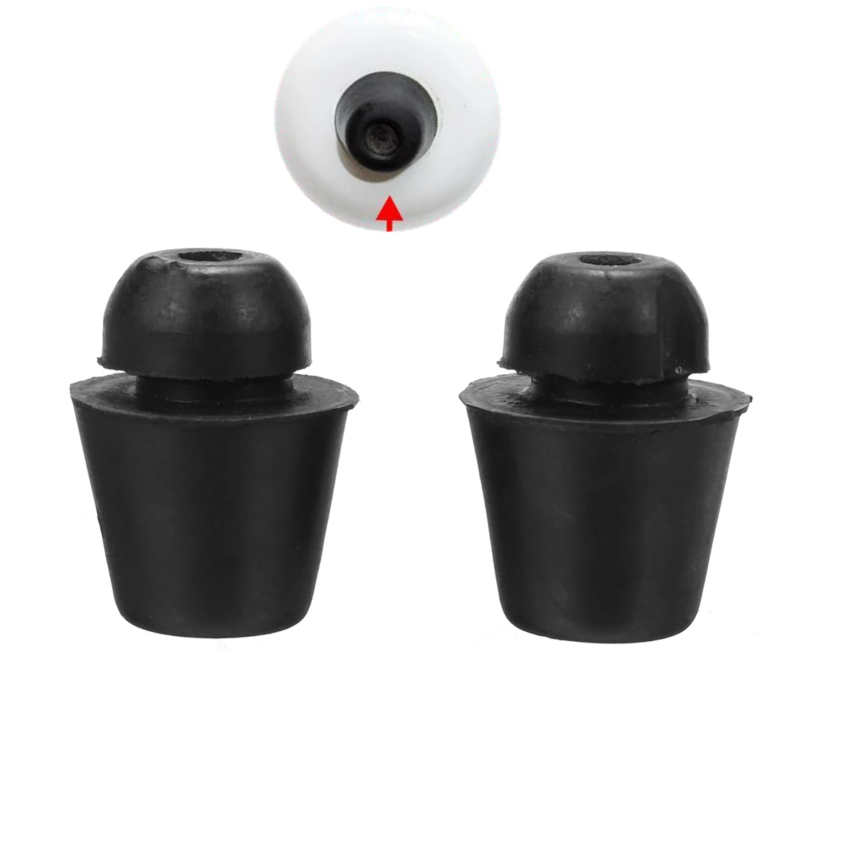 

2Pcs Auto Door Damper Buffer - Shock Absorbing Rubber Pad Covers for Hyundai Elantra/Sonata/ix35/Accent