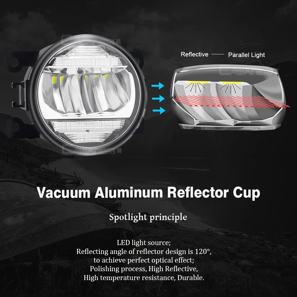2in1 LED Fog Light Daytime Running Lamp For Citroen Berlingo B9 2012-2015 Car Front Bumper Fog Light Assembly DRL H11 12V