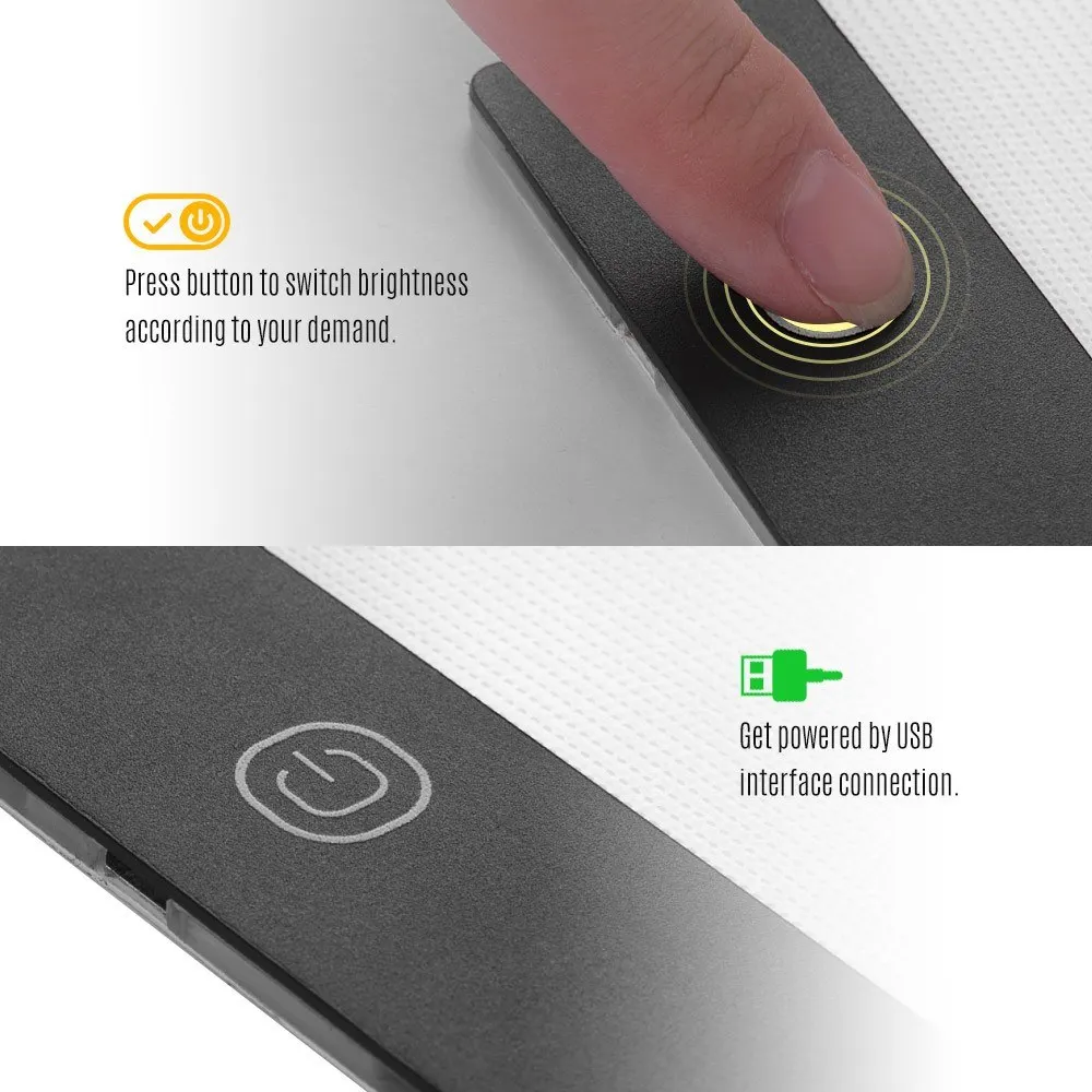 LED A5 Grafik Tablet Licht Pad Digitale Tablet Kopie bord