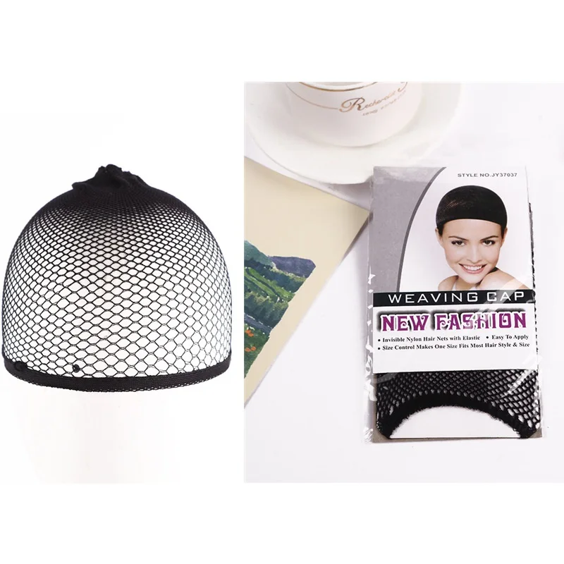 Wig Head Cover Invisible Hair Net Hair Cover Mesh Crimping Cap Hair Net Cover Fixed High Elastic Net Cover Wig Cover Female