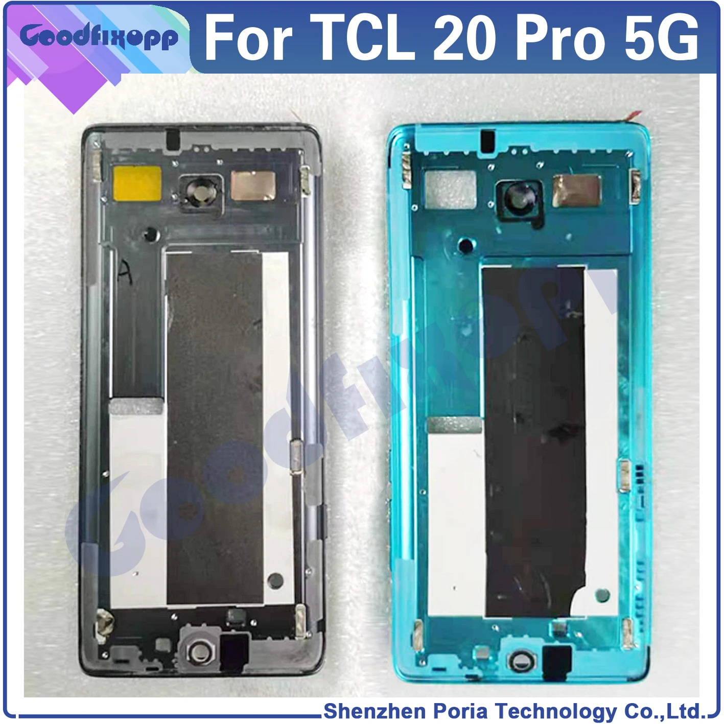 For TCL 20 Pro 5G T810H Media Case Front Frame Middle Bezel Frame LCD Screen Support For TCL 20Pro 5G Front Frame