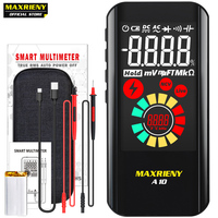 MAXRIENY Smart Digital Multimeter A10 True RMS EBTN Color Display DC AC Voltage Capacitance Ohm Diode NCV Hz Live Wire Tester