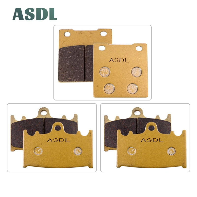 Motorcycle Front and Rear Brake Pads For Suzuki GSXR 250 RK GJ73A RGV 250 GSXR 400 GSX 400 SSN GSXR 600 TV 250 SG 350 N #c