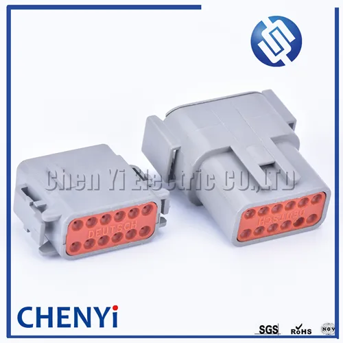 Imagen 2 del producto Deutsch DTM conector de 12 pines DTM06-12S DTM04-12P macho o hembra conector automático impermeable enchufe sellado automotriz