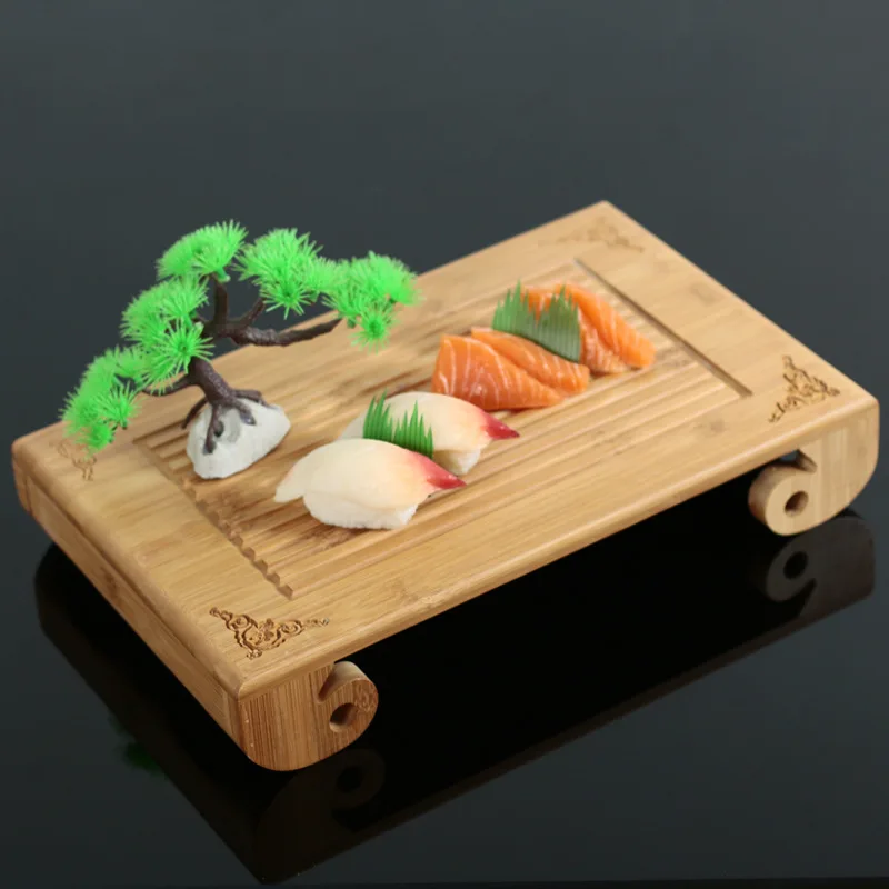 Varved Book Volumes Bamboo Sushi Counter Tatoo Sushi Bamboo Table Cooking Container Sushi Dishes Tableware