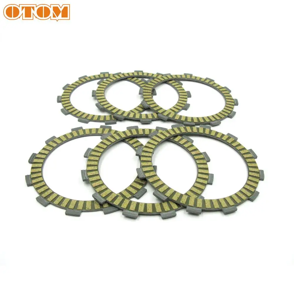 OTOM 6pcs Motorcycle Engine Parts Clutch Friction Plates Kit 3XJ-16321-00 For YAMAHA XT250 2014-2020 XT250X 2008-2017