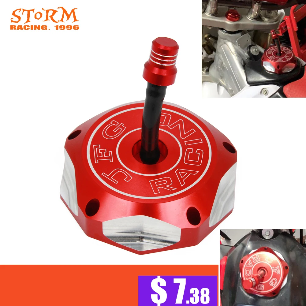 Motorcycle CNC Gas Cap Oil Tank Cover For HONDA XR 70R 80 100R 200 250 600L 650 CRF 250X 250R 450R 450X 450RX TRX 400EX 450R