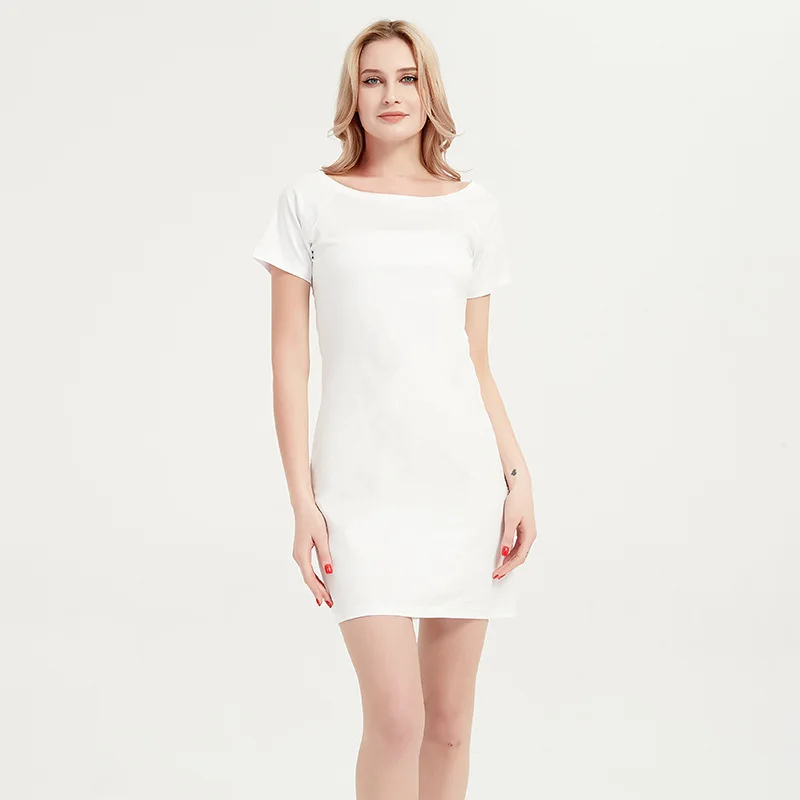 Mini robe en coton mercerisé pour femmes, nouveauté, décontractée, col rond, manches courtes, Cool, couleur unie, douce, noire, été, 2021