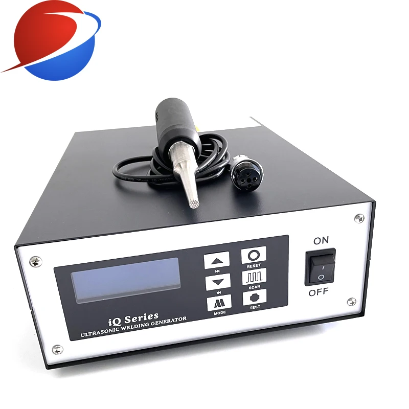 28KHz Ultrasonic Welding Generator And Handheld Welding Transducer For Automatic Flat Plastic Spot Welder