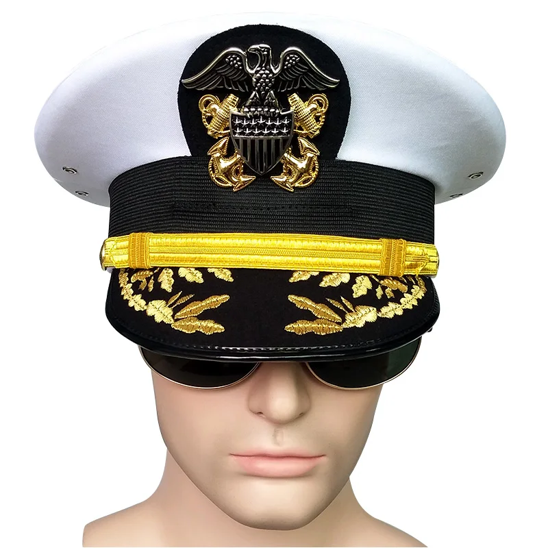 United States Navy Uniform Captain Sea Collection Winter Clothing Yacht Captain Uniform Party Annual Meeting Performance Costume