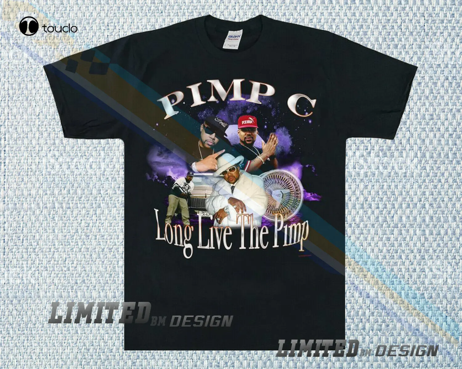 New T-Shirt Pimp C Tee Hip Hop Rap Tour Limited All Size Cotton Tee Shirt Unisex