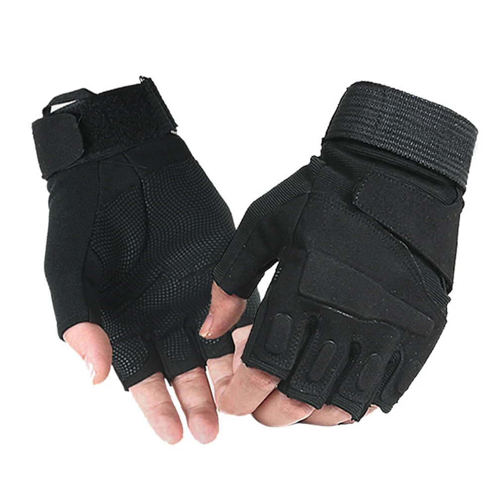 Men\'s Tactical Gloves Fingerless Military Army Paintball Mittens Outdoor Sports Combat Motorcycle Gloves MTB Bike Cycling Gloves