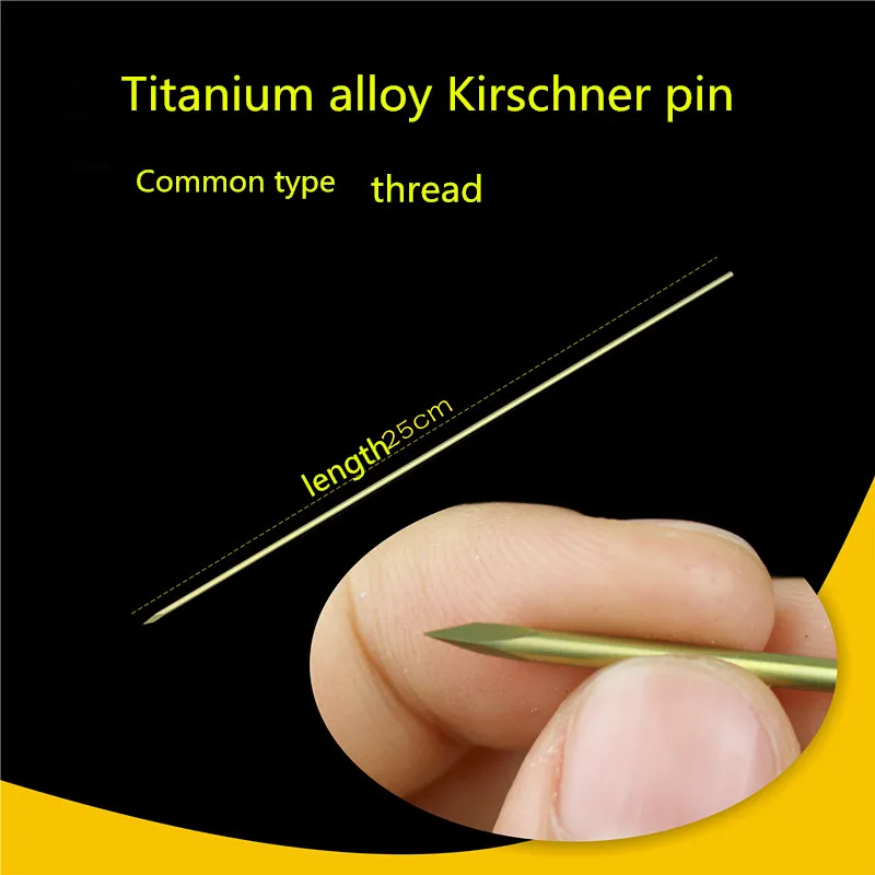 

Small animal orthopedic instrument medical titanium alloy Kirschner wire bone traction needle Intraosseous intramedullary pin