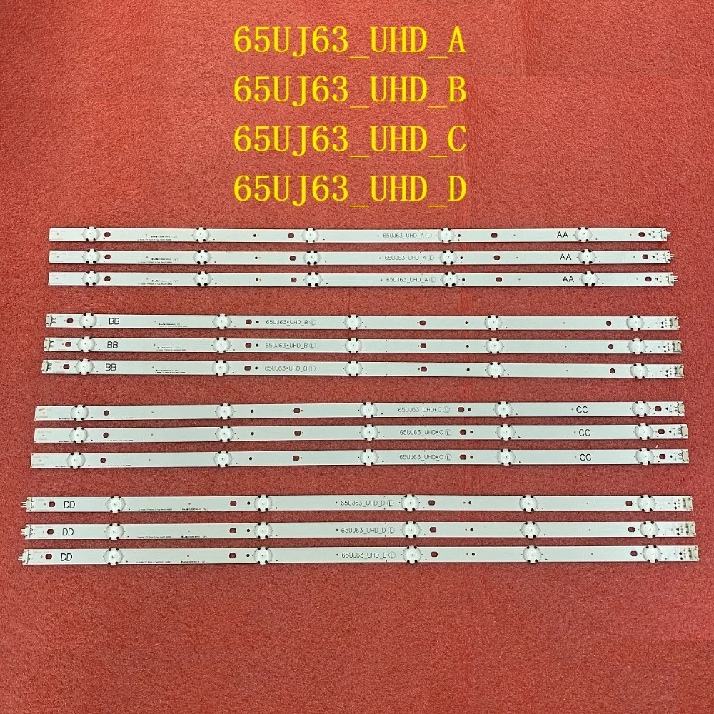 LED Backlight Bar For 65UJ6560 65UK6100PLB 65UK6100YVA 65UJ630Y 65UJ630V 65UK6100PLA 65UJ5500 65UK6100 65UJ6300 65UJ634V 65UK61