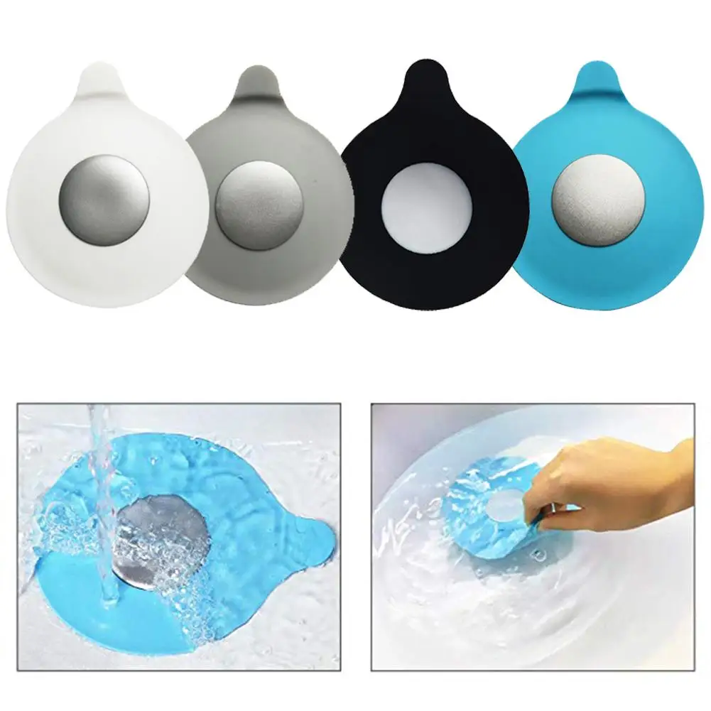 Silikon Bodenablauf Haar Stopper Badewanne Wasser Stecker Küche Badewanne Waschbecken Silikon Becken Stopper Küche Bad Waschbecken Wasser Stopper
