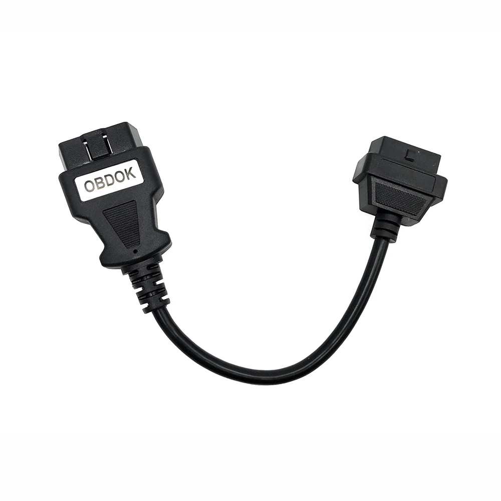 OBDOK Extend Cable OBD 16Pin Female Extension Opening Adapter Cable Car Diagnostic Interface Scanner Connector Converter 30cm