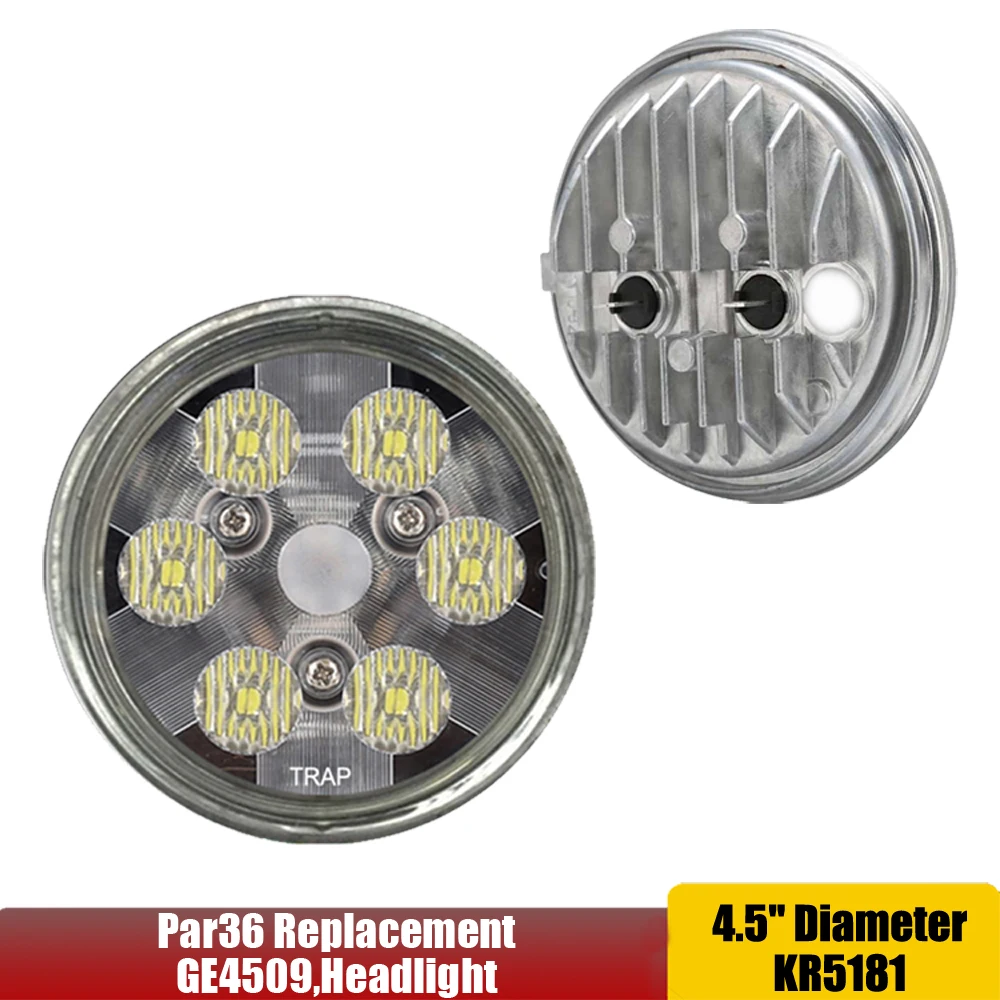 Par36 Led Landing Light 10-30V DC Replace GE4509 18W Led Headlight For Allis Chalmers Tractors 12V 24V Led Work Light x1pc