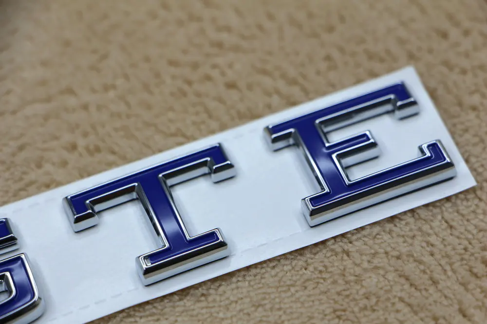 Apply to Golf 8 MK8 GTE logo Tail mark Trunk GTE logo Displacement standard