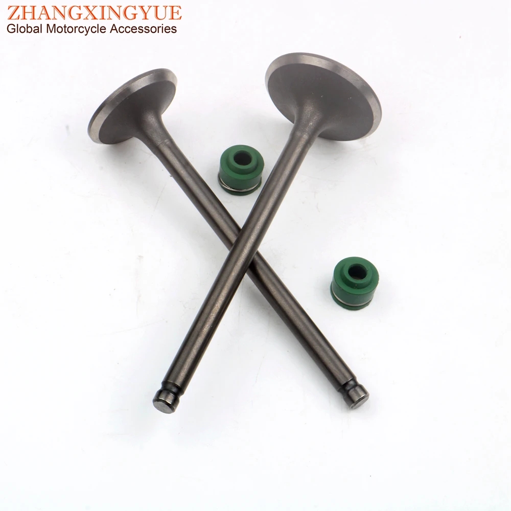 Motorcycle 2PC Intake And Exhaust Valves For Honda CB125 CB 125S XL125 XL 125cc 4-Stroke