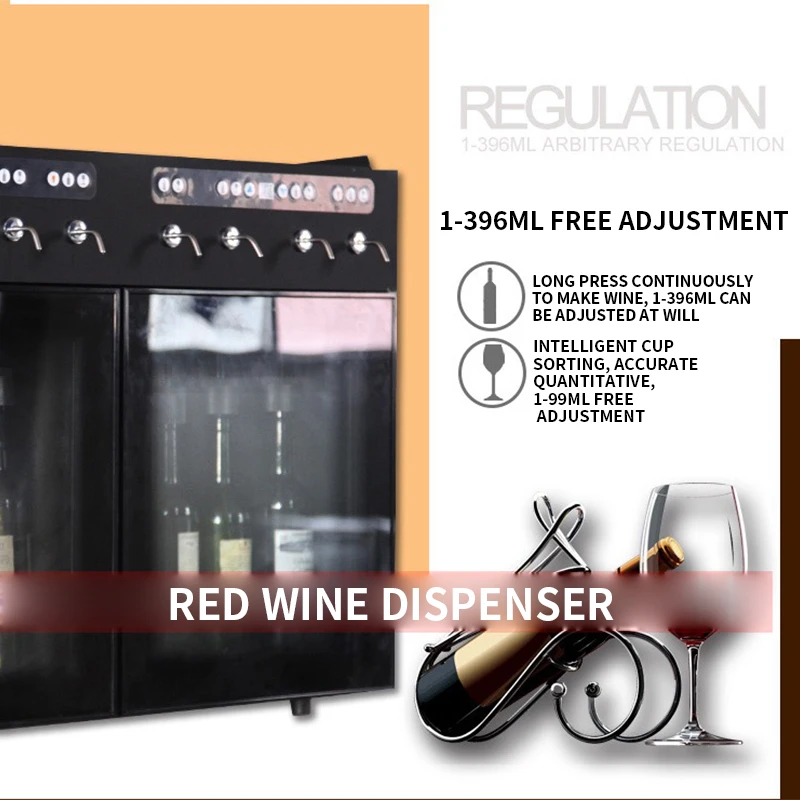 Kommerziellen Stickstoff Erhaltung Wein Reibe Dispenser Automatische Erhaltung Wein Kühlschrank Rot Wein Dispenser/Dispenser