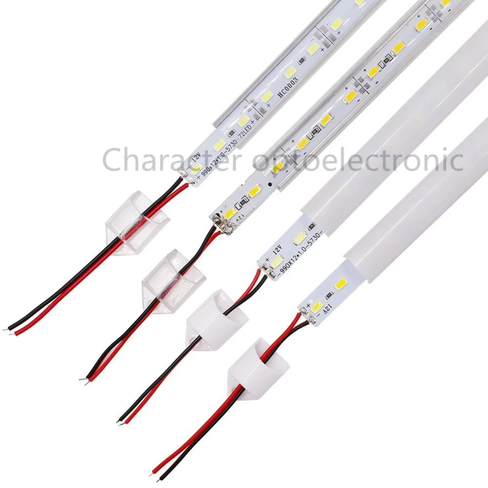 5Pcs 50cm DC12V SMD 5630/5730 LED Rigid LED Strip Bar Light+pc cover LED Bar Light tube (warm white / cool white)