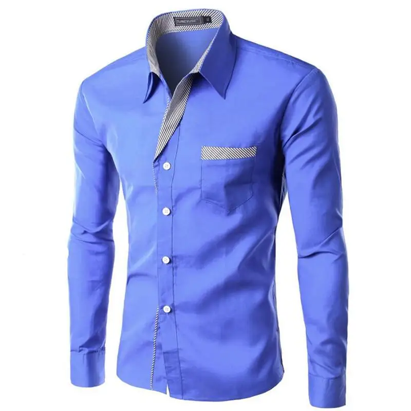 Camisa de manga larga para hombre, ropa Masculina de diseño Formal, informal, de marca, talla M-4XL, gran oferta, 2024
