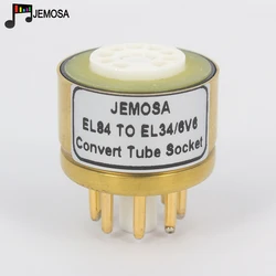 1PC 6BQ5 6P14 6P15 EL84 TO EL34 6V6 6L6 6L6GT 6P3P 6P6P DIY HIFI Audio Vacuum Tube Amplifier Convert Socket Adapter Free Shippin