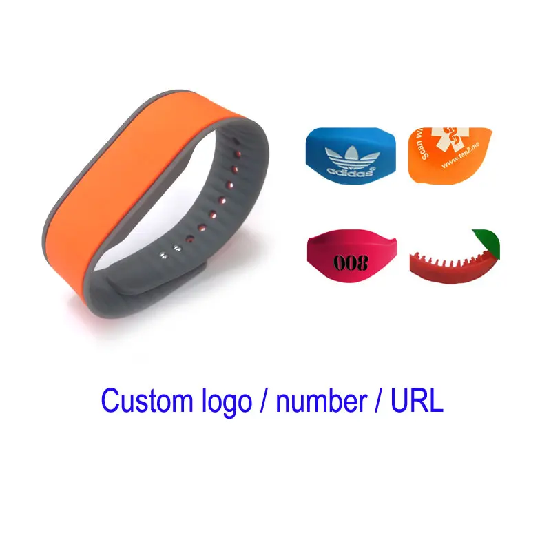 20pcs Wrist ID Card EM4100 Wristband Bracelet  Waterproof 125K ID Tags RFID Sauna Club Hand Card