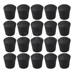 CNBTR 20PCS Arc Typ Innen-Ø 10mm Anti-Slip Synthetische Gummi Tisch Stuhl Bein Tipps Caps