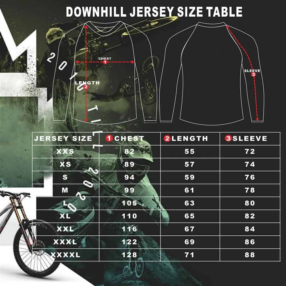 Virtuous Vrts Mtb Motocross Jersey Bicycle Bmx Mountain Downhill Bike Long Sleeve Enduro Racing Shirts Cycling Jerseys Dh 2022